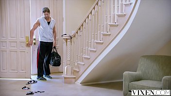 Preview 2 of Mom And Dad And Dugthe - VIXEN Eva Lovia and Keisha Grey Share A Cock