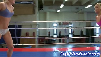 Preview 2 of Pussy And Toys Mechine - Glam babes fingering each other after fight