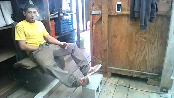 Preview 1 of Mota Xxx Com - Jerking off in Shed at work- www.unkut.media