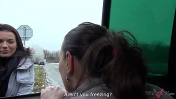 Preview 1 of Ran Sax Porn - Mea Melone &amp_ Wendy Moon join hardcore orgy in dirivng car