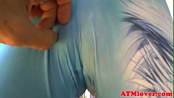 Preview 2 of Wife Ducking Two Guys - Stunning milf toying her holes deeply