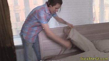 Preview 1 of Durinkkake 2 - Smalltitted russian gf fucked in front of bf