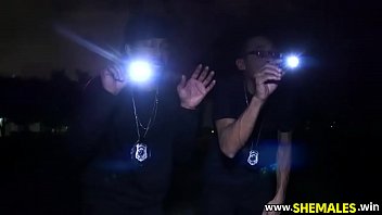 Preview 1 of Chemistry Company - Shemale Gets Caught By 2 Police Officers