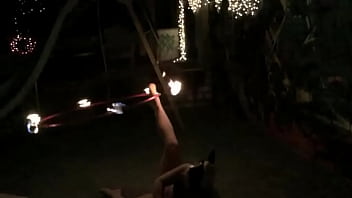 Preview 3 of Mama N Sisters N Mother Hind - Tasia Fire hoop