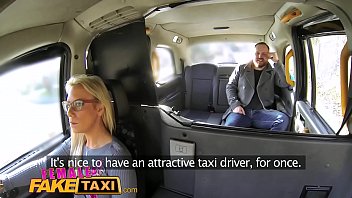 Preview 1 of Girls Riding Dick Bicycles - Female Fake Taxi Lost busty cabbie fucks lucky guy and swallows his load