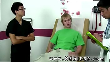 Preview 1 of Handi India Girl - Straight dude nude physical gay Checking Austin&#039_s heart rate,  weight