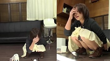 Preview 3 of Mommy So Girl - Subtitled Japanese amateur pee desperation failure in HD