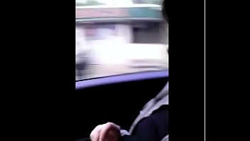 Preview 3 of Cum On Bbw Slow Motion - #Exhibitionist   #show #boobs in #car when #people #walk on #street