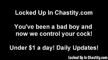 Preview 2 of Cheatting Porn - Three weeks of chastity must have been agony