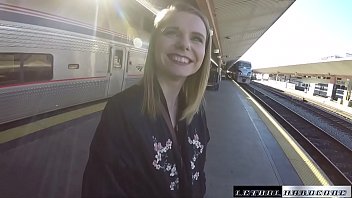 Preview 1 of Xxx Niemczyk - Catarina gets her teen Russian pussy plowed on a speeding train