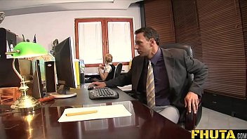 Preview 1 of Buzz As - Fhuta - Caught with finger in pussy she gets fucked by the boss