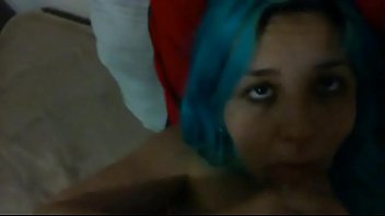 Preview 1 of Sellping Mom And Son - POV facefuck blue hairs