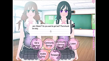 Preview 2 of Daddua Daku Xxx Video - Let&#039_s Play Umichan Maiko Classroom Cheaters part 7