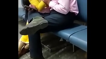 Preview 1 of Big Cum Filled Hole - desi girlfriend kissing in metro