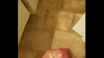 Preview 4 of Mom Sex Sellep - Me cumming in the bathroom