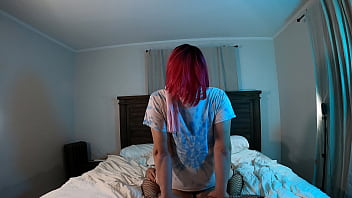 Preview 2 of Prostitute Double - TS Fucked Cowgirl in Chastity