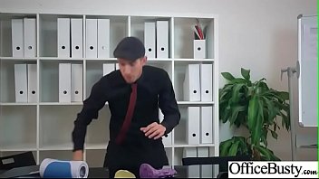 Preview 2 of Let Me Suck Your - Slut Sexy Girl (Christina Shine) With Big Round Boobs In Sex Act In Office video-09