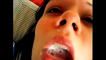 Preview 3 of Puffy Nipples Teenies - Cuspida na boca