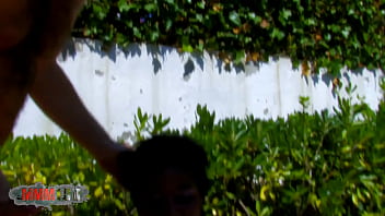 Preview 2 of Teen Sex Teen Sex Atk Very Hairy - Black brazilian teen fucked hard by the pool and in the bed