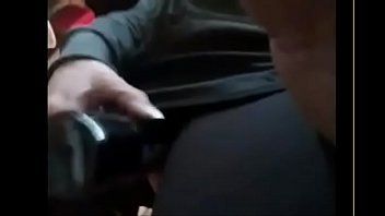 Preview 4 of Orgasmic Chills Massage - enfiando garrafa na buceta na rua