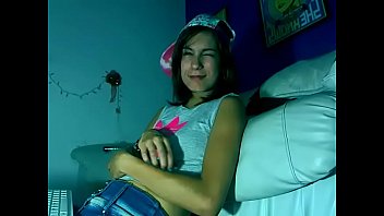 Preview 1 of Pussy Insertion Stockings - sexy american girl gets off on cam