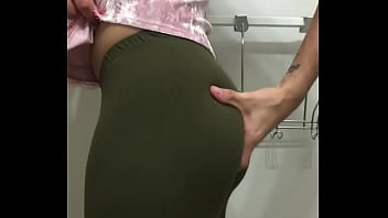 Preview 2 of Aminal Porn 2016 - boy has perfect ass in skin tight leggings