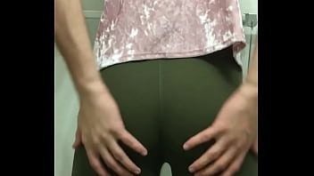 Preview 4 of Aminal Porn 2016 - boy has perfect ass in skin tight leggings