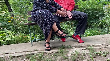 Preview 4 of Pornktube Indian - Curvy mother in law gets my cum outdoors
