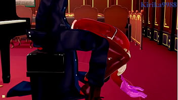 Preview 4 of In De Peasant - Futaba Sakura and Ann Takamaki and Ren Amamiya intense sex. - Persona 5 Hentai