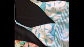 Preview 1 of Cum Guy Shemale - Wearing her sexy clothes and using her bikini and cum all over