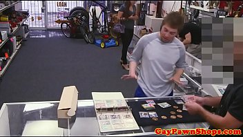 Preview 2 of Artis Hollywod Sex - Muscular straight guy trio with pawnbrokers