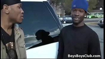 Preview 1 of Probably 93 - Blacks On Buys - Nasty Gay Skinny Boy Fucked By Muscular Black Dude 08