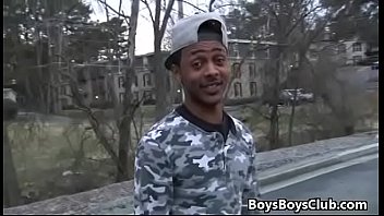 Preview 1 of Young Boys And Wife - Blacks On Buys - Nasty Gay Skinny Boy Fucked By Muscular Black Dude 01
