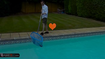 Preview 1 of Sana Drouglas - AgedLovE Lacey Starr Fucking Poolboy Hardcore