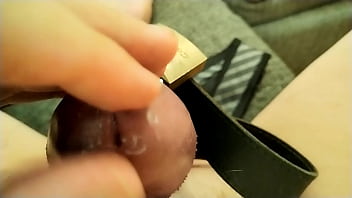 Preview 3 of Sapna X X X - Leather belt around balls and cock - Aug 01,  2024