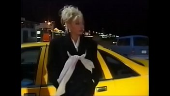 Preview 1 of Swallow Thot - Blonde Beauty takes Giant Black Cock in Cab,  Helen Duval,  Big Boobs blonde dutch