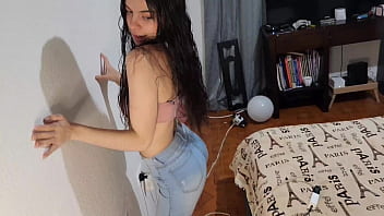 Preview 1 of Russia Mom Amd Boy - recording dances in my underwear they discover me! and punish me to learn