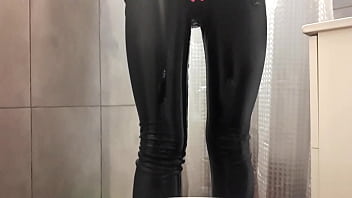 Preview 4 of Mma Domina - Desperate Pee in My Jeans and Pink High Heels