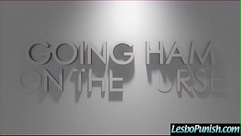 Preview 1 of Grose Femme - Horny Sexy Lesbians (Monique Alexander &amp_ Nekane Sweet) In Hard Punish Sex Tape video-24