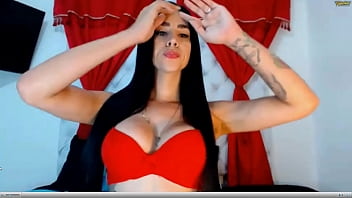 Preview 2 of Wasp Stings Clit - Hot Tranny Playing on Cam