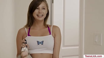 Preview 1 of Factory Worker Group - Two stunning lesbian fuck each other using strap on