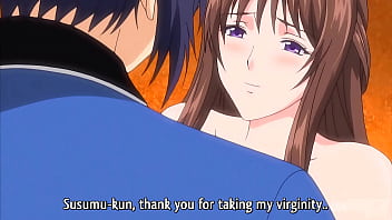 Preview 3 of Bfff Sex Hd Muslim Vefios - Hentai - Busty Step Mom Gives a Sex Class to her Young Step Daughter [Subtitled]