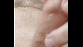 Preview 2 of Horny Nurce Fuck Videos - Pre cum and cum make a mess of my cock
