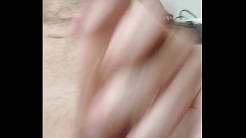 Preview 3 of Horny Nurce Fuck Videos - Pre cum and cum make a mess of my cock