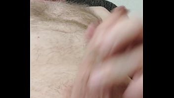 Preview 1 of Horny Nurce Fuck Videos - Pre cum and cum make a mess of my cock