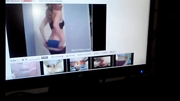 Preview 1 of Mom Wd Son - fat virgin loser jerks to webcam tease on xvideo
