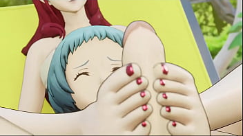 Preview 3 of Anemal And Shemil Xnxx - Mitsuru lovingly pleasing Fuuka&#039_s girlcock (Persona 3 hentai)