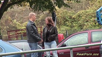 Preview 1 of Boydy Sex Gay - busty Milf picked up for outdoor sex