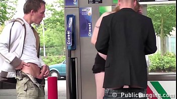 Preview 2 of Neaha Mahajan - Extreme PUBLIC threesome with a very pregnant girl at a gas station