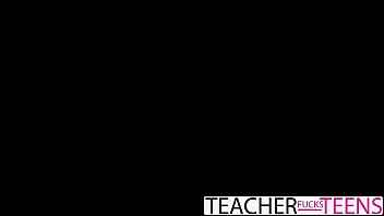 Preview 1 of Maiden Dress - Teacher Lets Students Fuck At Her Place